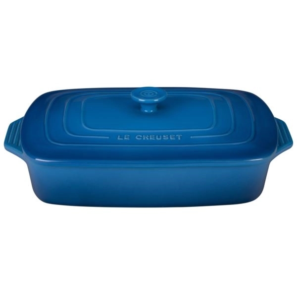 3.5qt Stoneware Covered Rectangular Casserole Marseille