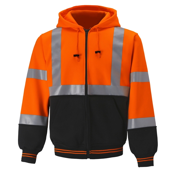 Hi-Vis Two-Tone Zipped Hoodie
