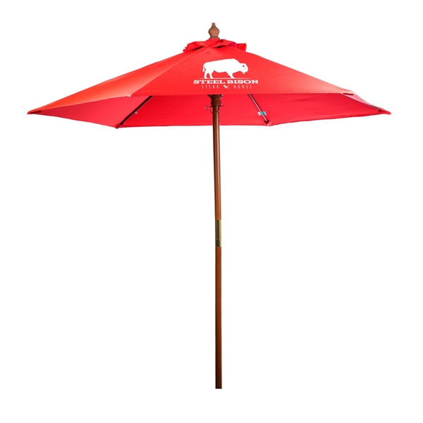 Bamboo Recycled Market Umbrella