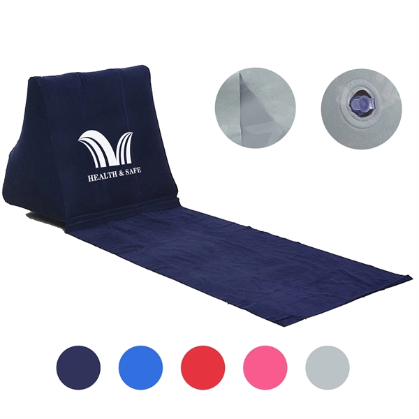 Air Wedge Inflatable Beach Chair Relax With Comfortable