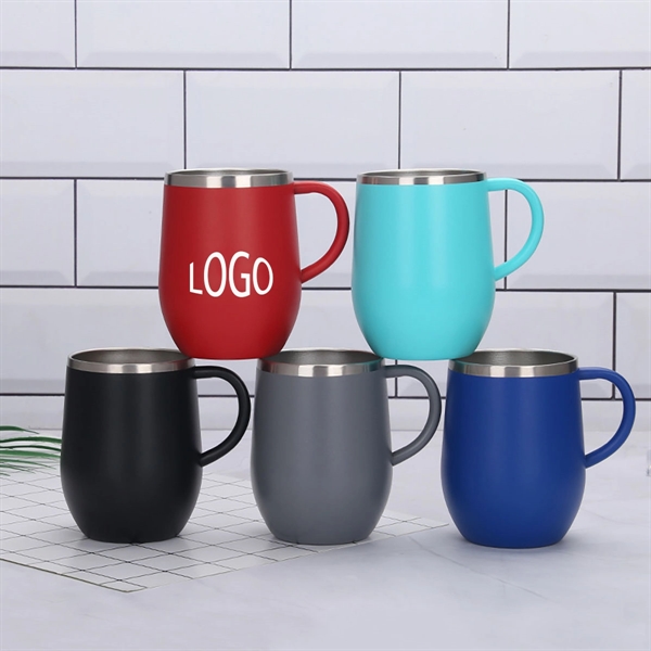 12oz Stainless Steel Vacuum Insulated Mug with Lid