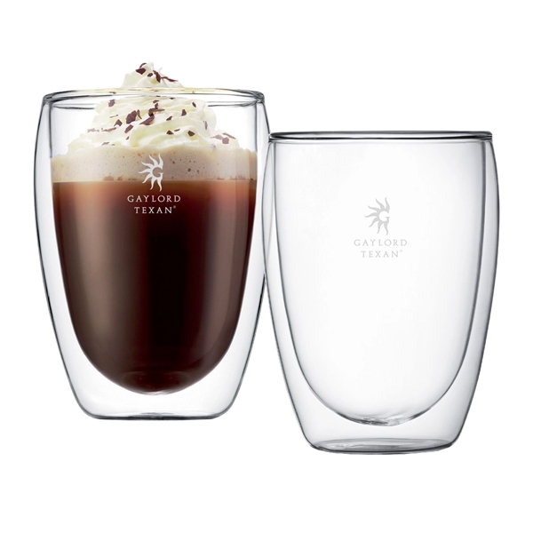 Bodum Pavina 12oz Double Wall Glass Two Piece Set