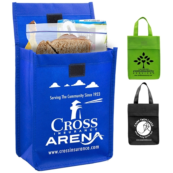 Gusset - "BAG-IT" Value Priced Lightweight Lunch Tote Bag