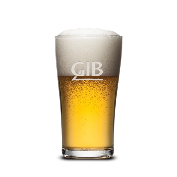 Caldecott Beer Glass - Deep Etch