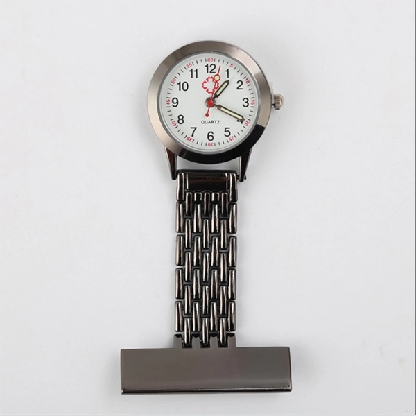 Stainless Steel Nurse Lapel Watch