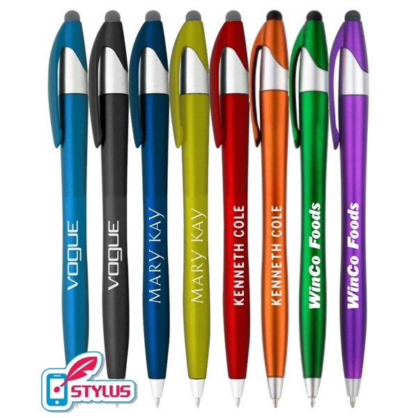 Union Printed "Slick" Stylus Twist Pen