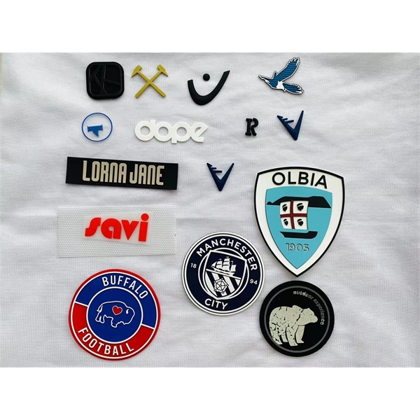 Custom PVC/Silicone Patches with Heat Sealed Back