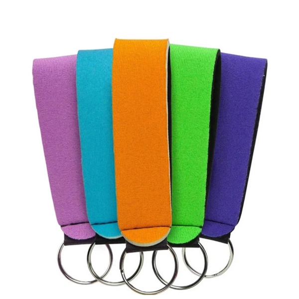 Neoprene Wrist Strap Key Chain