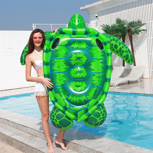 Inflatable Giant Turtle Float Toy Floating Bed
