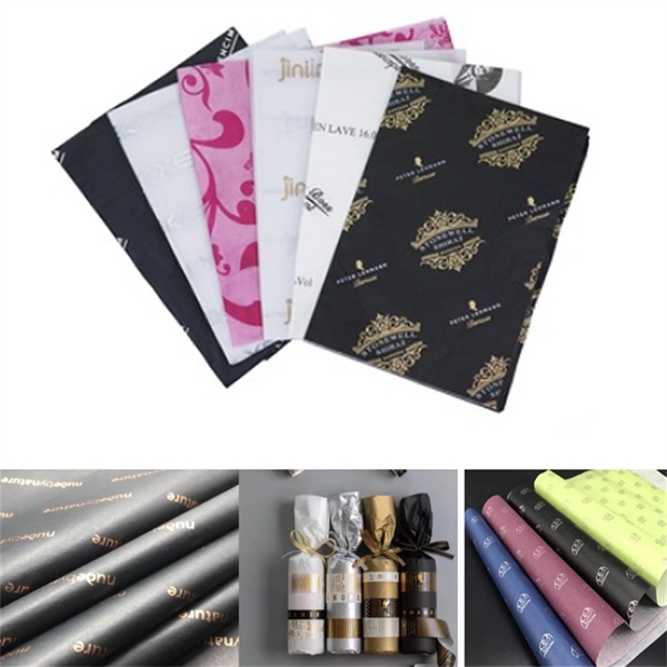 Custom Printed Tissue Paper or Gift Wrapping MOQ 1000PCS