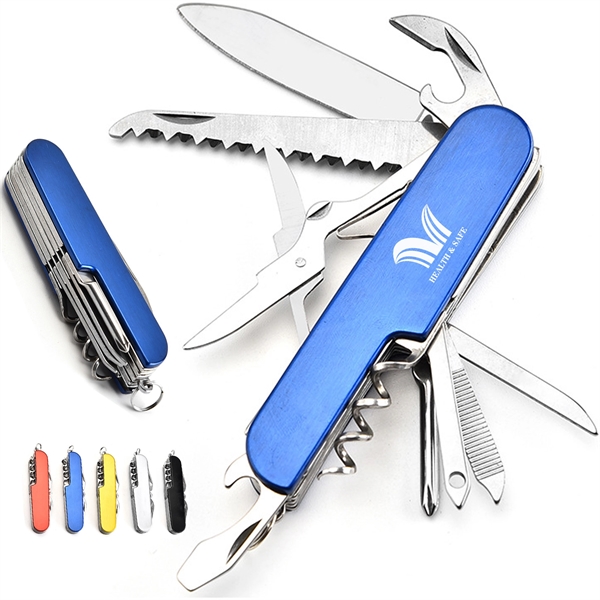 11 in1 Field Multi Tool Keychain Pocket Knife