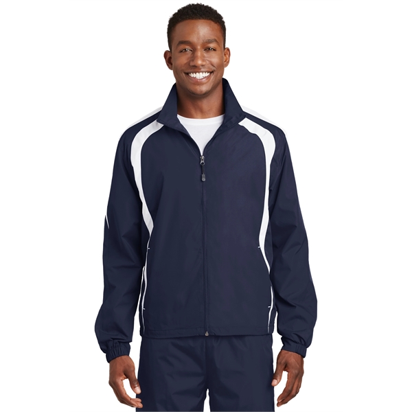 Sport-Tek Colorblock Raglan Jacket.