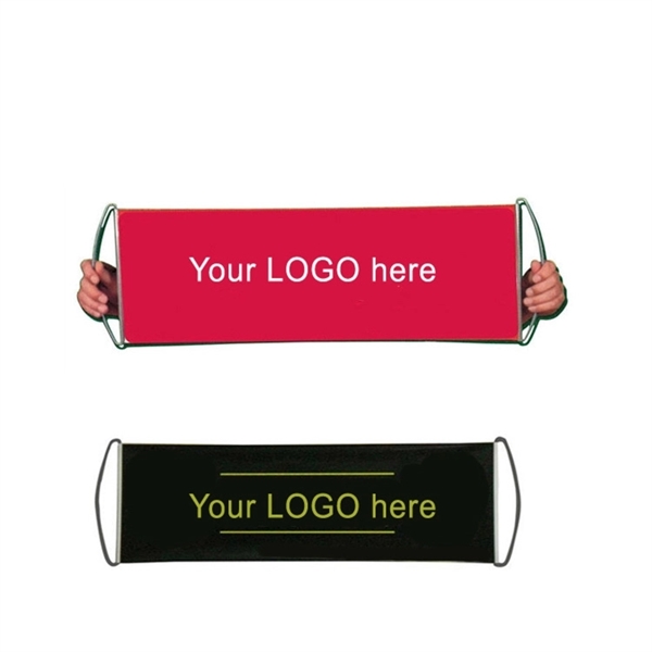 Retractable Handheld Scrolling Banner Flag