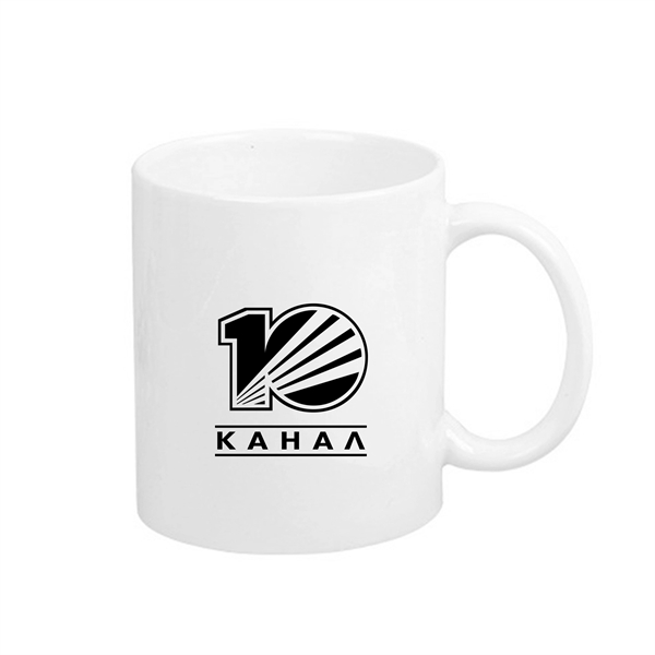 11 Oz. White Ceramic Mug