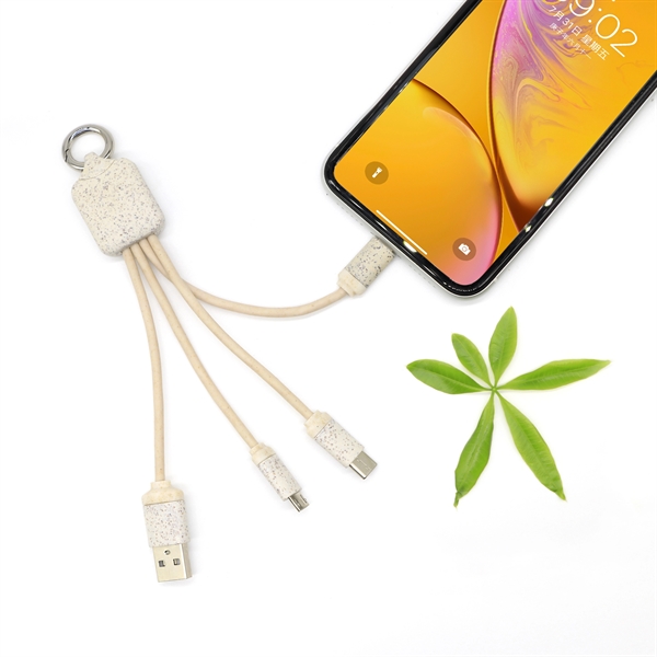 Eco-friendly Lightning type c and micro charging cable