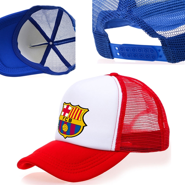 Trucker Caps w/ Mesh back & plastic snapback 100% Polyester