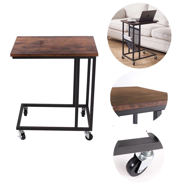 Movable C Style sofa/couch side table