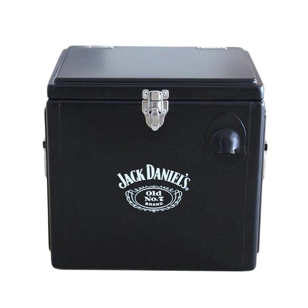 Portable Beverage Cooler With Bottle Opener