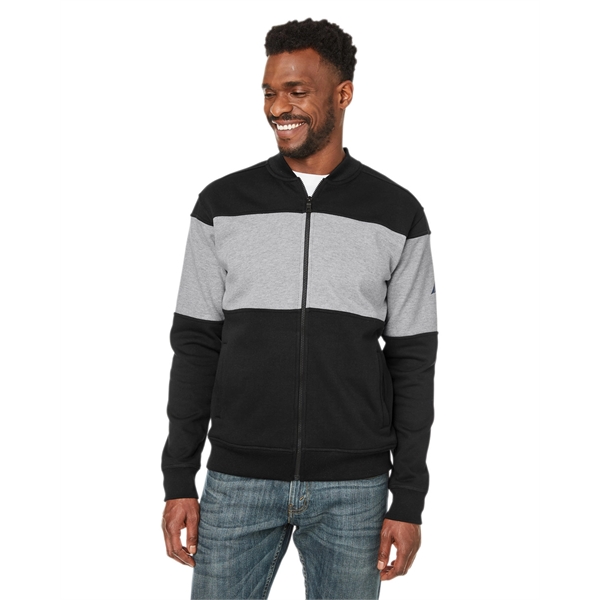 Nautica Anchor Bomber Full-Zip Fleece Jacket