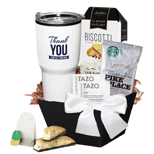 Thank You Starbucks Coffee Gift Basket