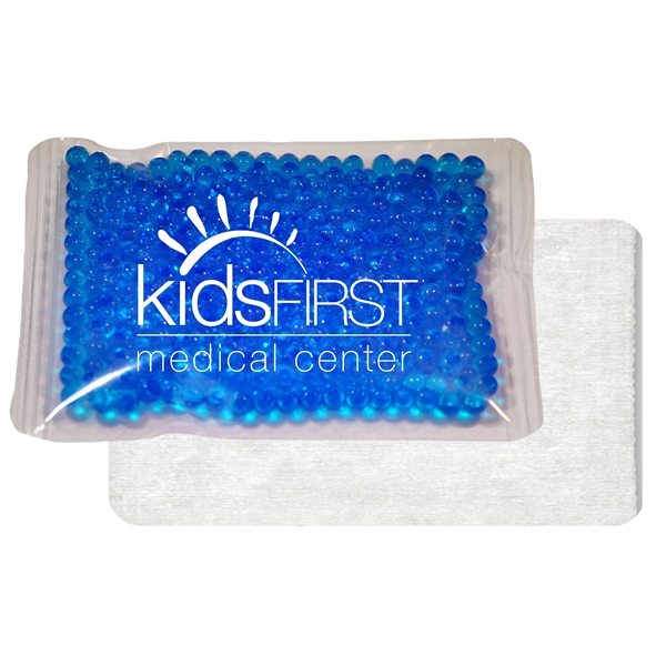 4.5"x 6" Cloth-Backed,Gel Beads Cold/Hot Therapy Pack