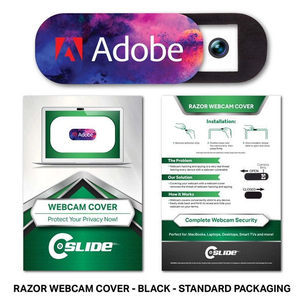 Webcam Cover Razor with Standard Packaging