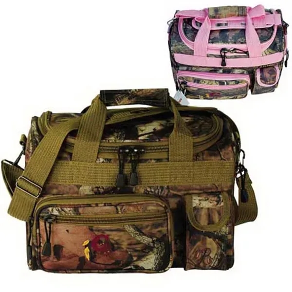 Mossy Oak® camo 13" travel duffel