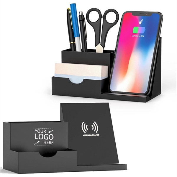 Desk Organizer Wireless Charger