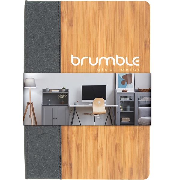 Bamboo Journal w/ Full-Color Graphic Wrap