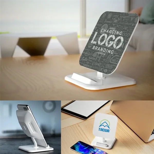 Square 10W Wireless Charging Stand (Overseas Express)