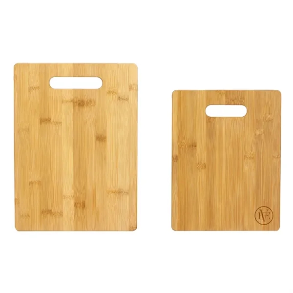 2-Piece Bamboo Cutting Board Set