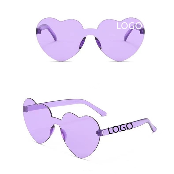 Transparent Heart Glasses Party Favors