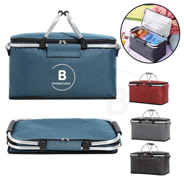 Insulated Cooler Picnic Basket