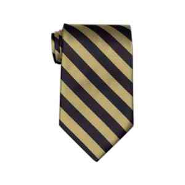 Schofield Navy and Gold Stripe Tie