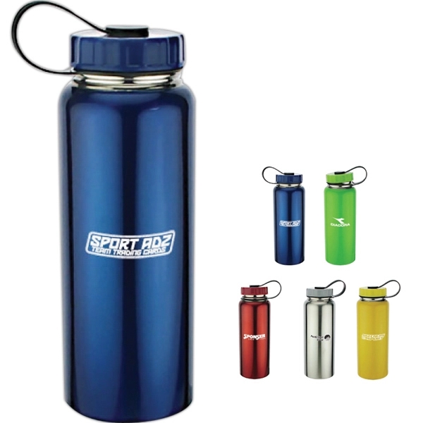 34 oz. Stainless Steel Sports Bottles With Lid