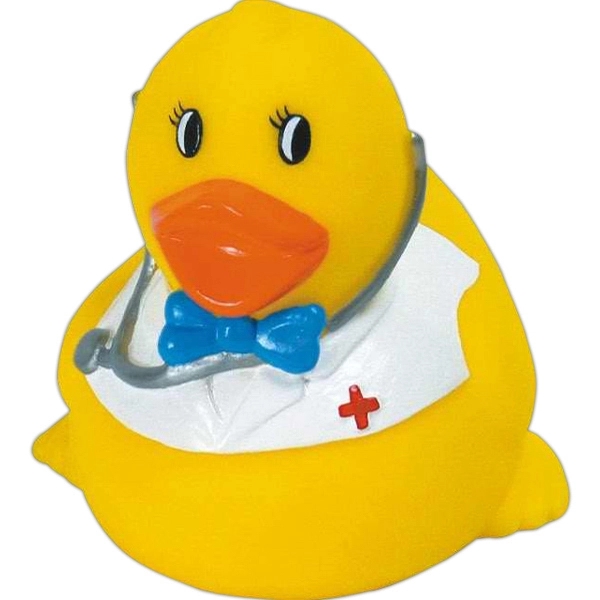 Rubber doctor duck