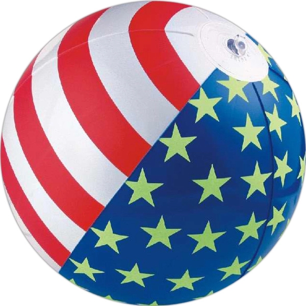16" Inflatable Glow in the Dark Beach Ball