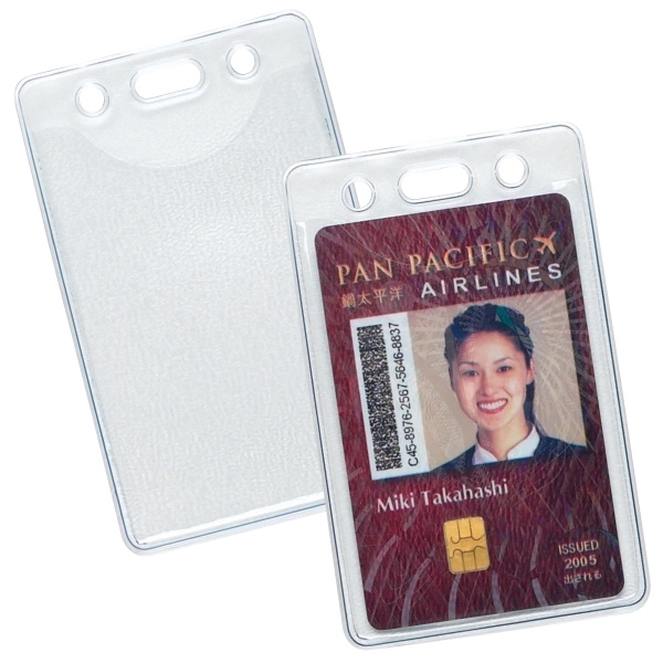 Clear Vertical Card Holder
