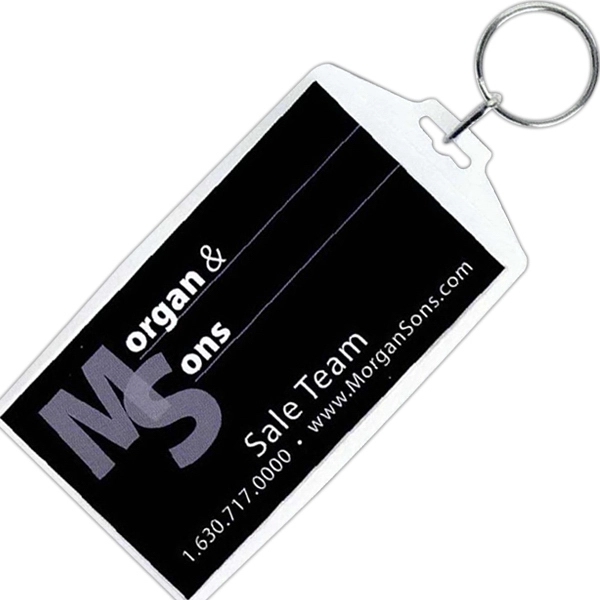 Business Card Snap-In Key tag