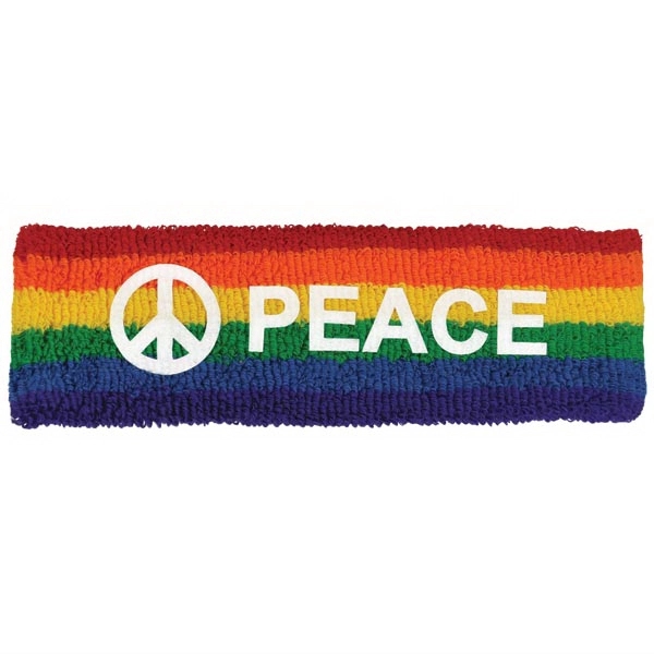 USA Made Rainbow Pride Headband w/ Transfer or Applique