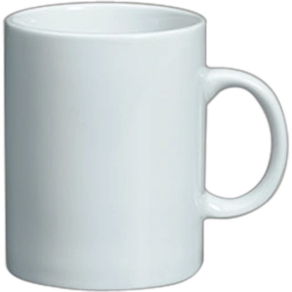 Porcelain Plain straight sided mug