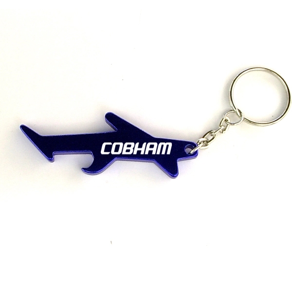 Aluminum Bottle Opener with Keychain