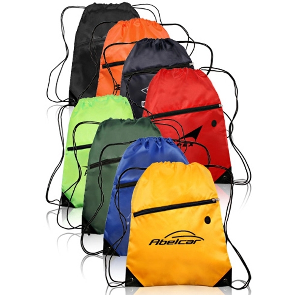 Drawstring Backpacks With Pocket