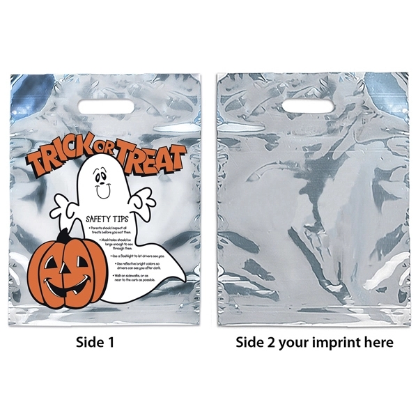 Ghost Silver Reflective Halloween Bag