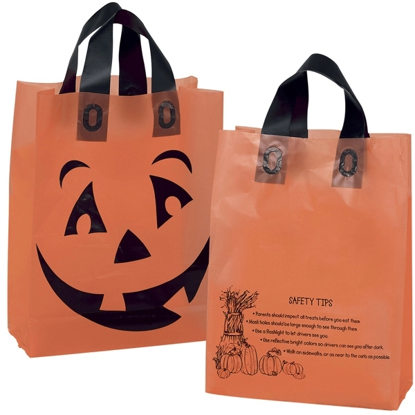 Pumpkin Frosted Shopper - Flexo Ink Print