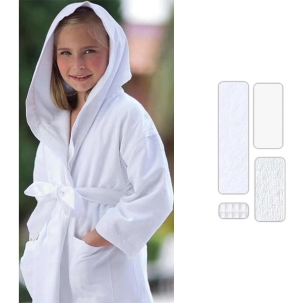 Kids' Hooded Microfiber Robe