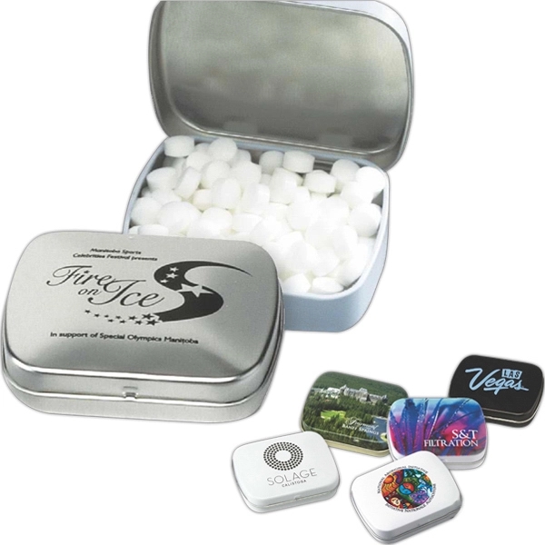 Domed Tin Filled with Chocolate Buttons