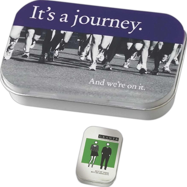 Rectangular Tin Filled with MicroMintsA®