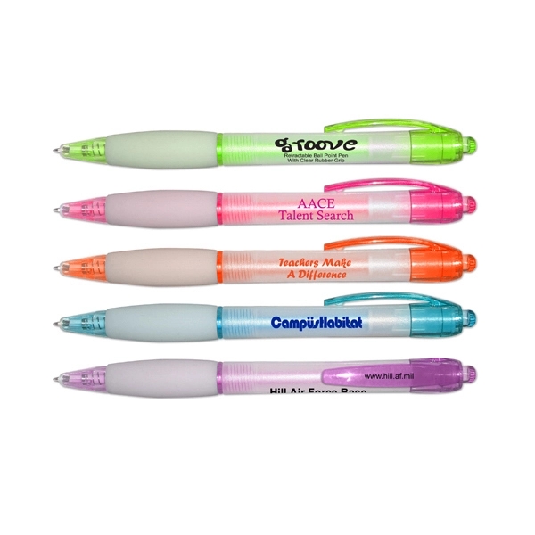 Groove Retractable Ball Point Pen