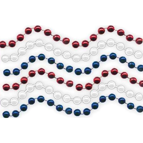 Red, White & Blue Beads